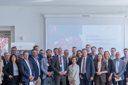 Imprese austriache in visita al porto di Trieste. Missione economica promossa da Advantage Austria