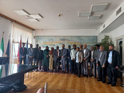 Delegazione somala in visita al porto di Trieste
