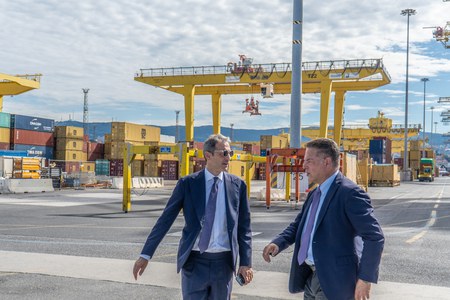 Il direttore generale del MIT Donato Liguori visita i cantieri PNC-PNRR dei porti di Trieste e Monfalcone
