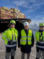Nave record a porto di Trieste: MSC Diana, la più grande mai lavorata al Molo VII