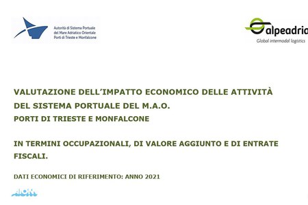 Valutazione dell'impatto economico delle attività nei porti di Trieste e Monfalcone in termini occupazionali, di valore aggiunto e di entrate fiscali