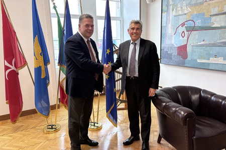 Visita di Roberto Petri, Presidente di Assoporti, al porto di Trieste